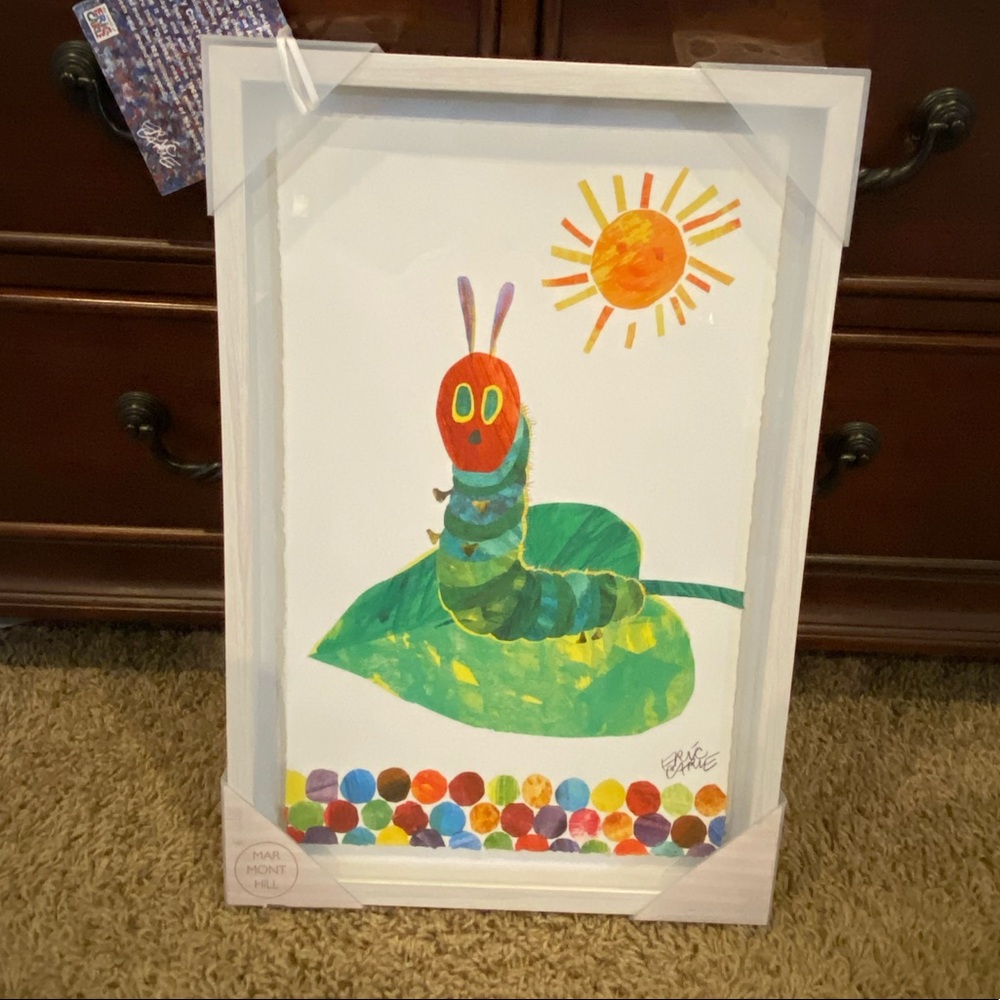 Eric Clarle Very Hungry Caterpillar Art